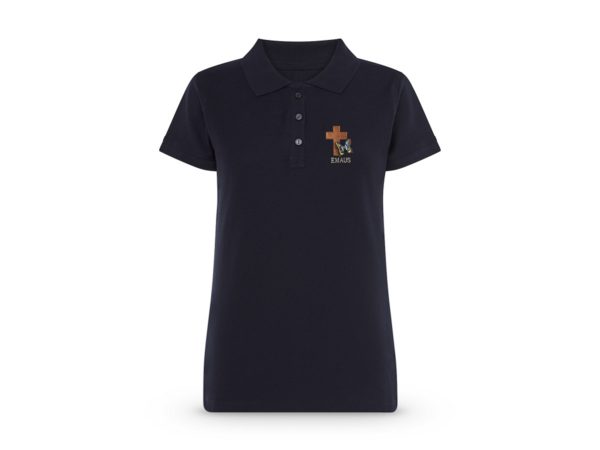 Polo azul mujer Emaus