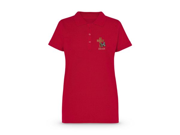 Polo rojo mujer Emaus